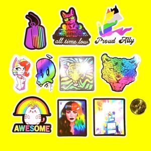 3/$20 Brand New 10x Waterproof Funny Graphic stickers #10